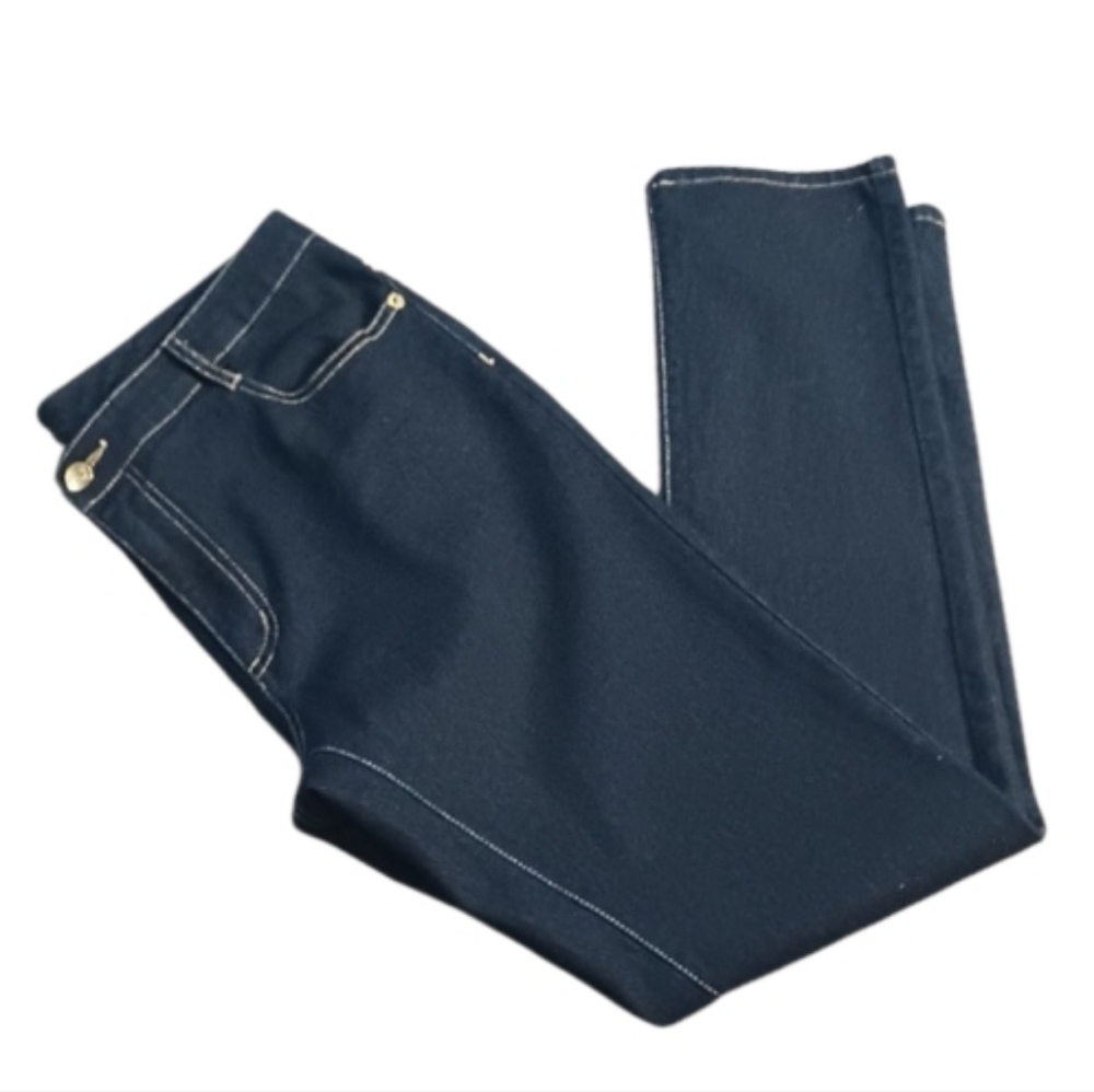 Miss Tina byTina Knowles Dark Blue Straight Leg Jeans - Picture 3 of 7